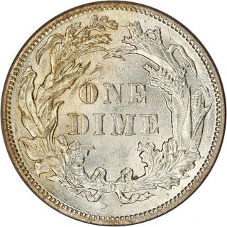 1886 10c PCGS/CAC MS62 - Liberty Seated Dime 4