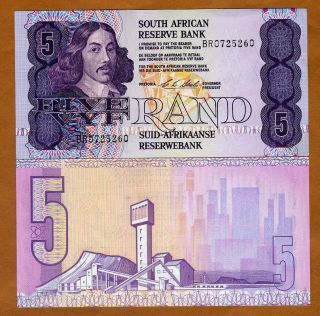 South Africa,  5 Rand,  Nd (1990 - 1994),  P - 119 (119e),  Sig.  7 Unc