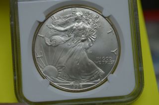1996 Silver American Eagle (ngc Ms - 69)
