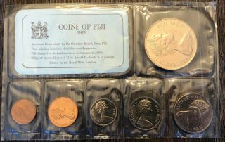 1969 Coins Of Fiji Specimen Set -