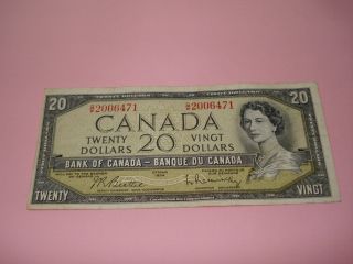1954 - Canada - $20 Note - Canadian Twenty Dollar - Gw2006471