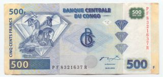 Congo 500 Francs 2002,  P - 96