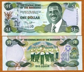 Bahamas,  1 Dollar,  2001,  P - 69,  Unc