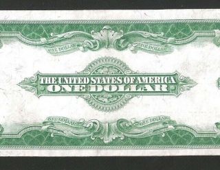 ABSOLUTELY GORGEOUS WOODS/WHITE SILVER CERTIFICATE 1923 $1 LARGE NOTE 2