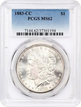 1883 - Cc $1 Pcgs Ms62 - Morgan Silver Dollar
