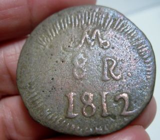 1812 (MEXICO) SUD - OAXACA (8 REALES) - - - WAR of INDEPENDENCE - 3