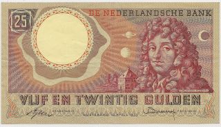 1955 Netherlands 25 Gulden Xf/au Priced Right Inv 1069