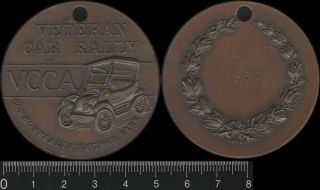 Australia 1961 Veteran Car Rally Medal,  Vcca,  Commonwealth Savings Bank