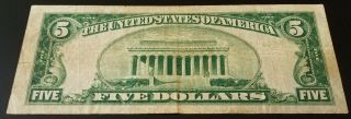 1929 $5 Nat ' l Currency from the Mellon National Bank of Pittsburgh,  PA 3