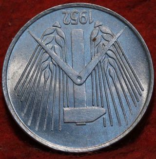 Uncirculated 1952 - A Germany Ddr 5 Pfennig Foreign Coin