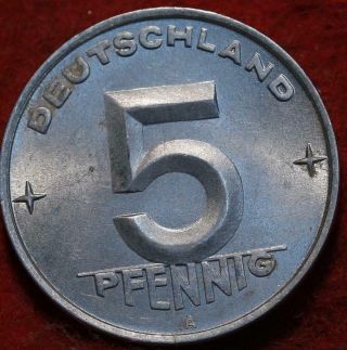 Uncirculated 1952 - A Germany DDR 5 Pfennig Foreign Coin 2
