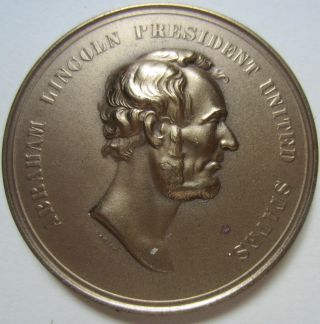Abraham Lincoln Bronze Medal Under Medal Series Of The U.  S.  (k86)