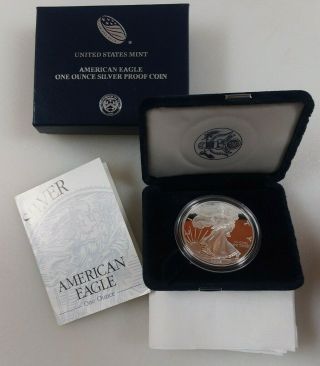 1996 S$1 American Silver Eagle Proof,  Us Gift Box &,