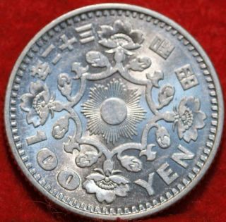 N.  D.  Japan 100 Yen Silver Foreign Coin 2