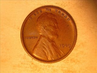 1909 - Vdb Lincoln Wheat Cent Xf