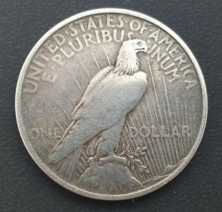 1924 Silver Liberty PEACE One Dollar Coin 2