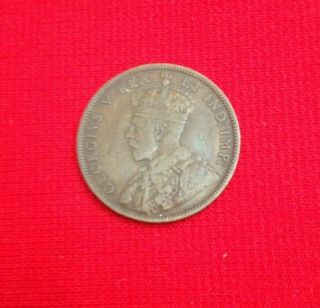 1911 Canada One 1 Cent Copper Large Penny Canadian George V Circulated Coin 2