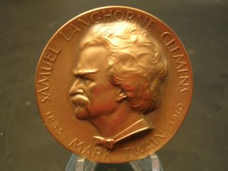 Mark Twain Nyu Hall Of Fame Bronze Medal - Medallic Art Company