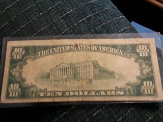 Series 1928 Ten Dollars $10 Gold Certificate Note | 2
