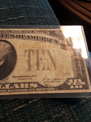 Series 1928 Ten Dollars $10 Gold Certificate Note | 4