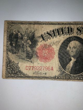 FR.  37 One Dollar ($1) Series of 1917 United States Note (D77922796A) 2