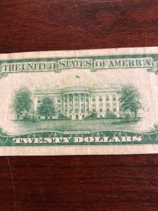 1929 $20 National Bank Note - Federal Reserve Bank Of Atlanta Georgia 7