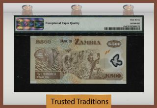 TT PK 43e 2006 ZAMBIA BANK OF ZAMBIA 500 KWACHA 