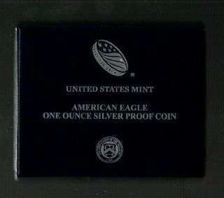 2016 - W 1oz Proof American Silver Eagle Coin (coin &)