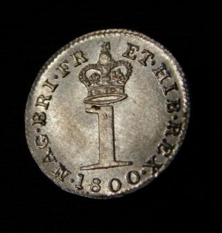 1800 Great Britain Maundy Penny - Gem Bu / Unc,