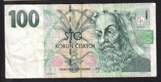 100 Korun From Czech Rebublic 1997