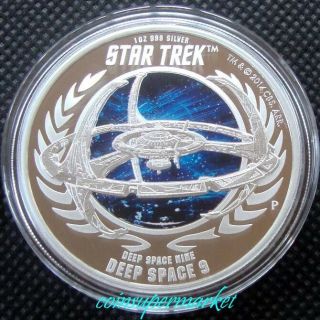 2015 Star Trek: Deep Space Nine – Deep Space 9 1oz Silver Proof Coin Perth Mint！ 5