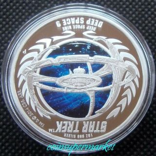 2015 Star Trek: Deep Space Nine – Deep Space 9 1oz Silver Proof Coin Perth Mint！ 7