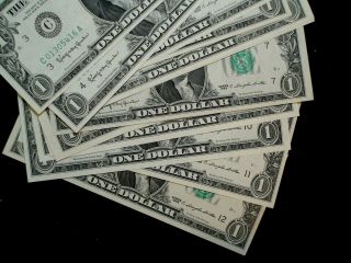 14 CONSECUTIVE 1963 ONE DOLLAR FEDERAL RESERVE NOTES $1 BILLS BUY IT NOW 3