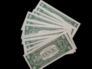 14 CONSECUTIVE 1963 ONE DOLLAR FEDERAL RESERVE NOTES $1 BILLS BUY IT NOW 4