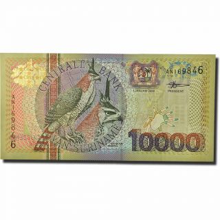 [ 564514] Banknote,  Surinam,  10,  000 Gulden,  2000,  2000 - 01 - 01,  Km:153,  Unc (65 - 70)