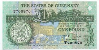 Guernsey 1 Pound Nd (1991),  P - 52