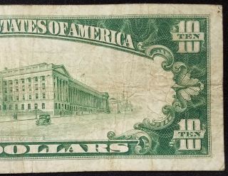 1929 $10.  00 National Currency,  The National Exchange Bank of Waukesha,  WI 5