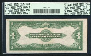 FR.  237 1923 $1 ONE DOLLAR “HORSEBLANKET” SILVER CERTIFICATE PCGS ABOUT UNC - 53 2