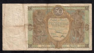 50 Zlotych From Poland 1929