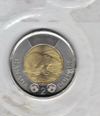 Canada 2017 Proof Like Two Dollar Coin Still In Plastic
