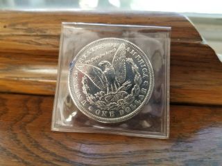 E Pluribus Unum 1891 United States One Dollar Silver Coin Morgan Silver Dollar