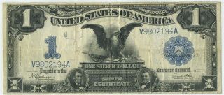 Fr.  236 1899 $1 Black Eagle Silver Certificate Large Size Note