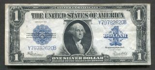 Fr.  237 1923 $1 One Dollar “horseblanket” Silver Certificate Xf (e)