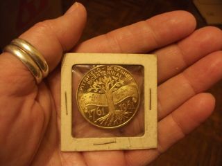 1961 Pittsfield Berkshire Bicentennial Medallion Token Souvenir Collectible Coin