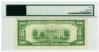 1929 Fr.  1870 - L $20 U.  S.  (San Francisco,  CA) Federal Reserve Bank Note - PMG 30 2