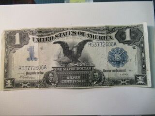 1899 Series $1 Dollar Silver Certificate Note