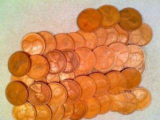 1 Roll Of Circulated Lincoln Head Cents Pennies All In The Teens