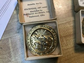 Medallic Art Co.  Orville Wilbur Wright Brothers Ohio State Seal Medal 2