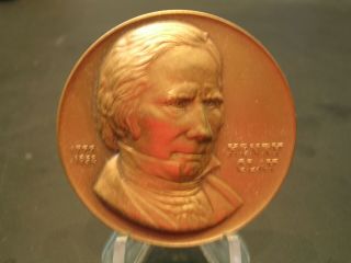Henry Clay Nyu Hall Of Fame Bronze Medal - Medallic Art Company