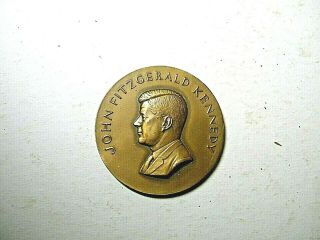 Bronze Medal John F Kennedy 2 1/2 Inches